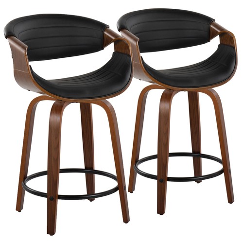 Symphony 24" Fixed-height Counter Stool - Set Of 2